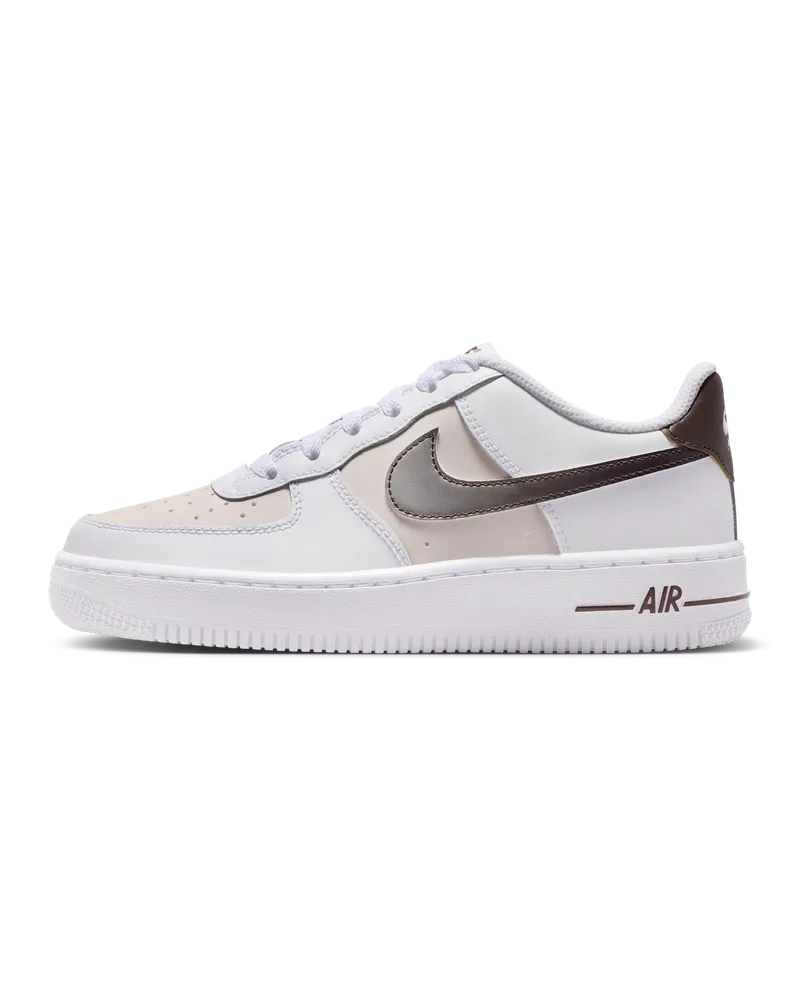 Nike Air Force 1 Schuh (ältere Kinder) - Weiß Weiß
