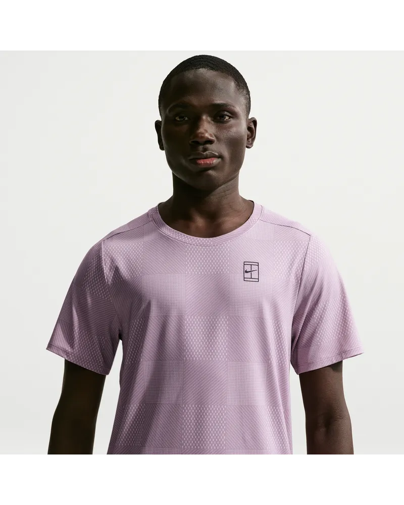 Nike Court Advantage Dri-FIT Tennisoberteil (Herren) - Grau Grau