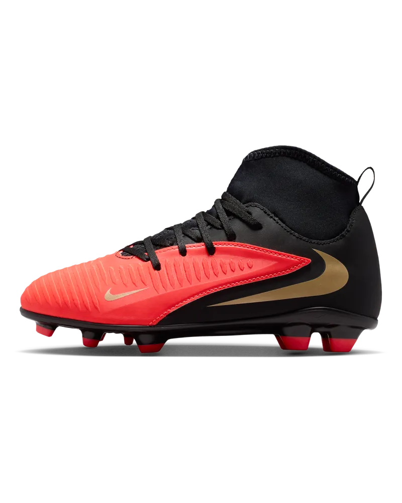 Nike Jr. Phantom 6 High Club Fußballschuh für verschiedene Böden (ältere Kinder) - Rot Rot