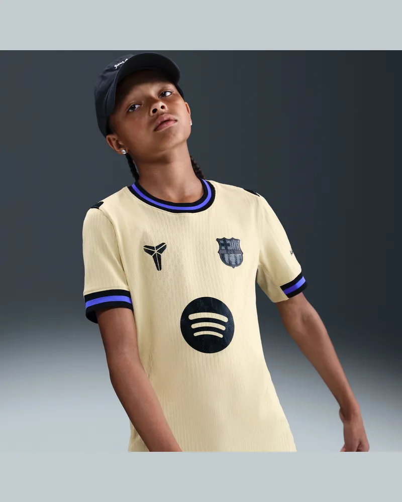 Nike FC Barcelona 2025/26 Match Away Kobe Dri-FIT ADV Authentic Fußballtrikot (ältere Kinder) - Braun Braun