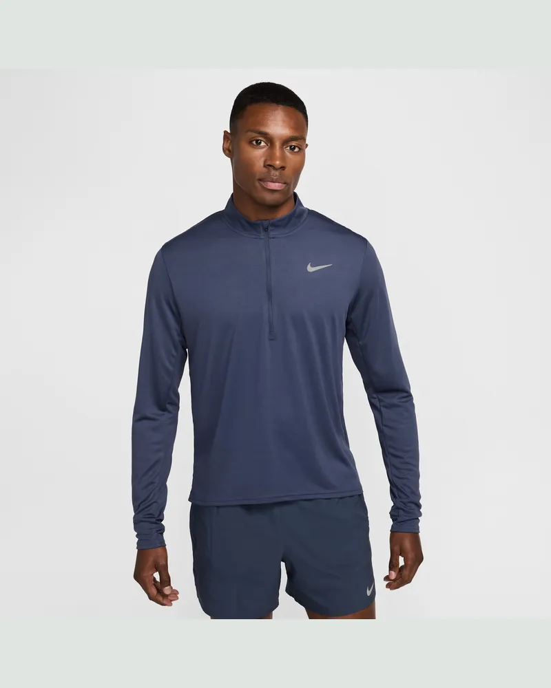 Nike Pacer Dri-FIT-Laufoberteil mit Halbreißverschluss für Herren - Blau Blau