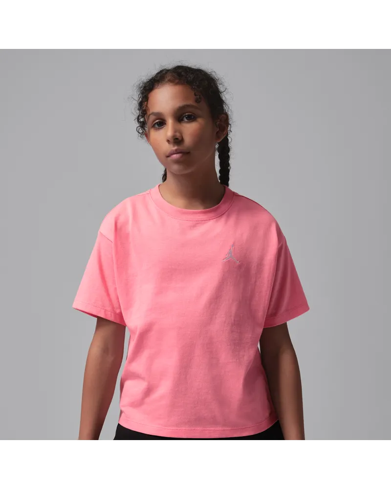 Jordan Brooklyn Essentials T-Shirt (ältere Kinder) - Pink Pink