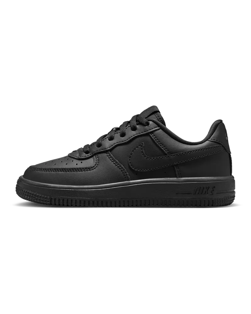 Nike Force 1 Low Schuh für jüngere Kinder - Schwarz Schwarz
