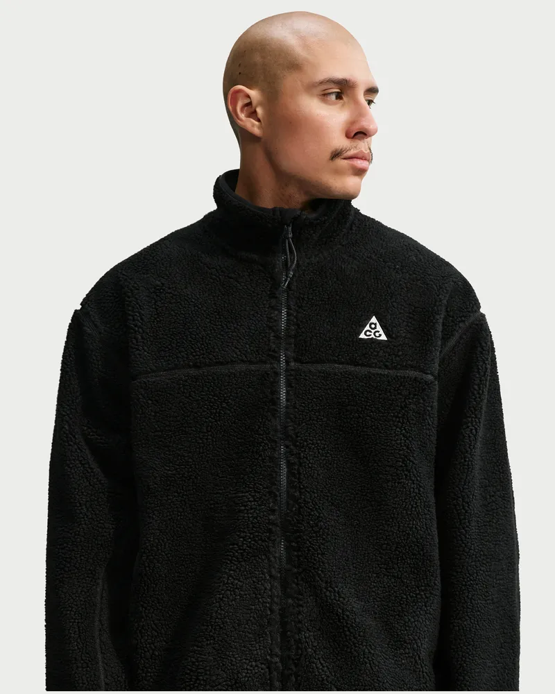 Nike ACG "Canwell Glacier" winddichte Therma-FIT-ADV-Jacke (Herren) - Schwarz Schwarz