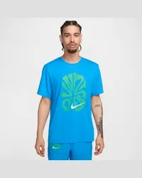 Nike Rise 365 Run Energy Dri-FIT Kurzarm-Laufoberteil (Herren) - Blau Blau