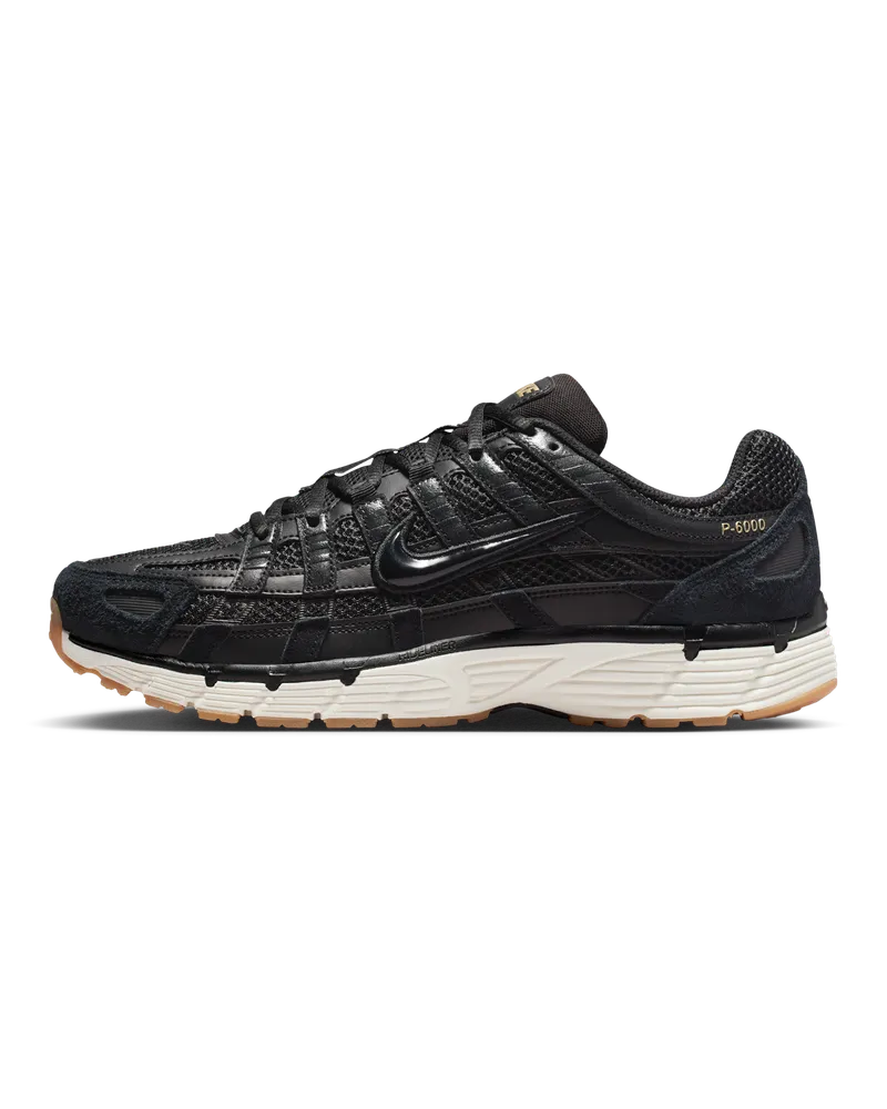 Nike P-6000 Wildlederschuhe (Herren) - Schwarz Schwarz