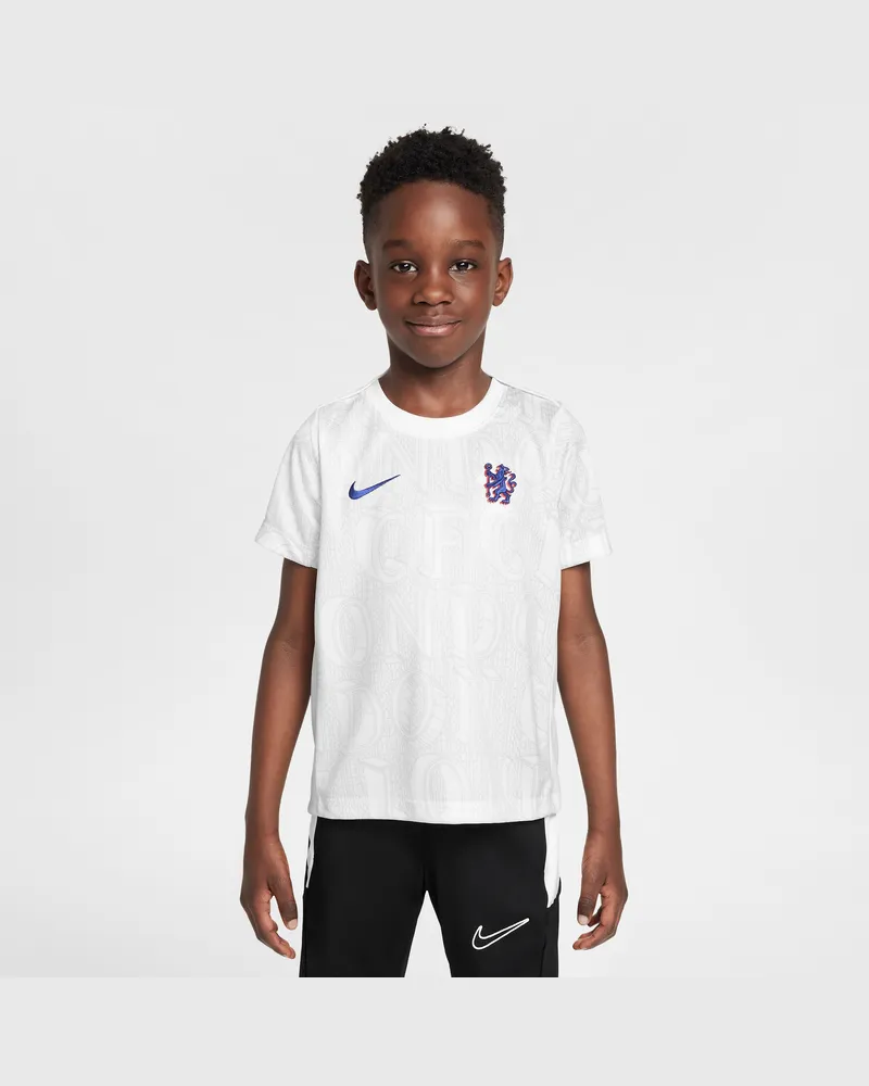 Nike FC Chelsea Academy Pro  Dri-FIT Fußball-Kurzarmshirt für jüngere Kinder - Weiß Weiß