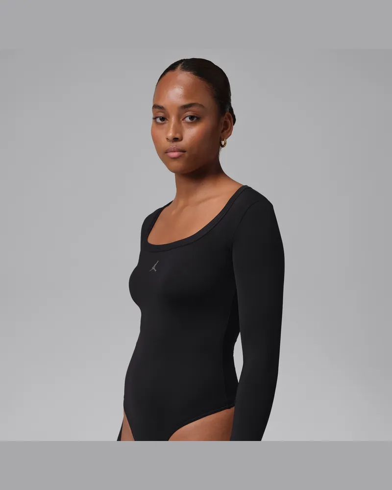 Jordan Brooklyn Longsleeve-Body (Damen) - Schwarz Schwarz