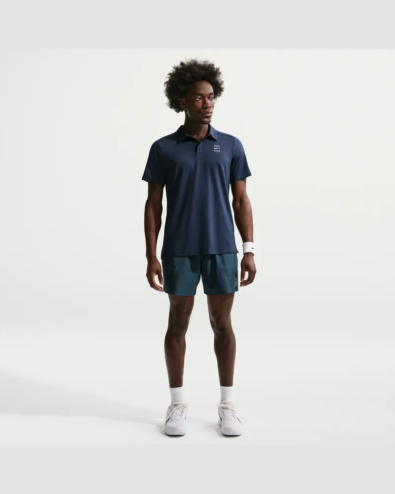 Nike Court Advantage Dri-FIT-Tennisshorts (ca. 15,5 cm) - Blau Blau