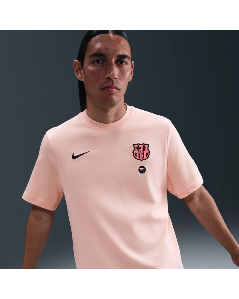 Nike FC Barcelona Primary Third  Dri-FIT Total 90 Fußball-Kurzarmshirt (Herren) - Pink Pink