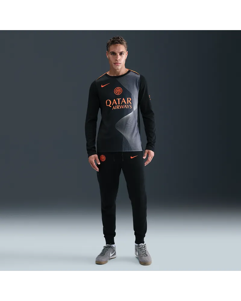 Nike Inter Mailand Tech Fleece  Total 90 Fußball-Jogger (Herren) - Schwarz Schwarz