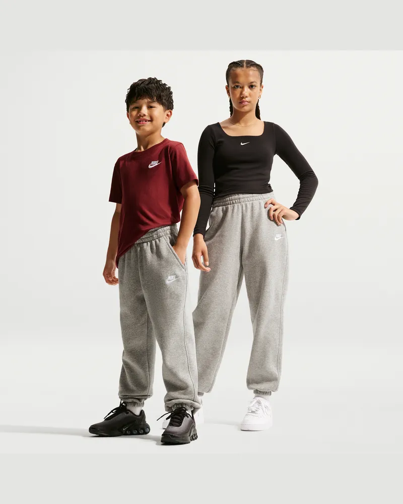 Nike Club Fleece lockere Hose (ältere Kinder) - Grau Grau