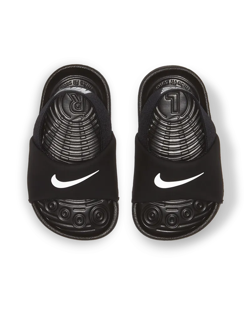 Nike Kawa Badeslipper für Babys und Kleinkinder - Schwarz Schwarz