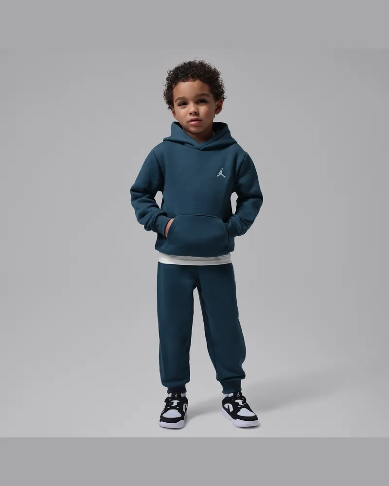 Jordan Brooklyn Fleece 2-teiliges Hoodie-Set (jüngere Kinder) - Blau Blau