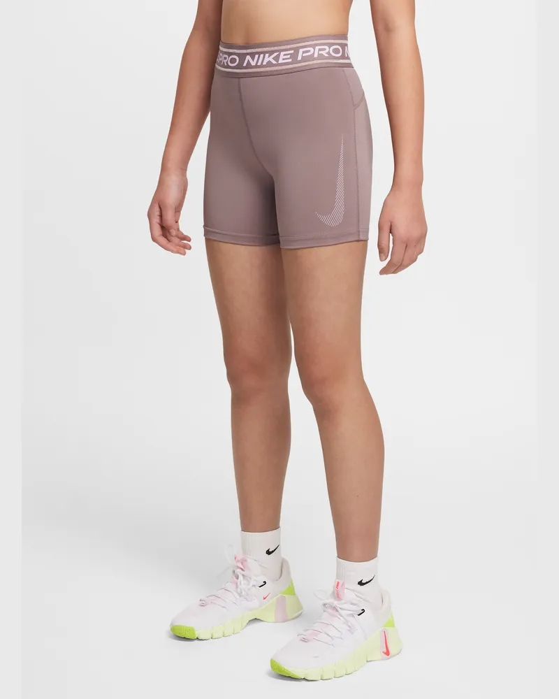 Nike Pro Shorts (Mädchen, ca. 7,5 cm) - Pink Pink