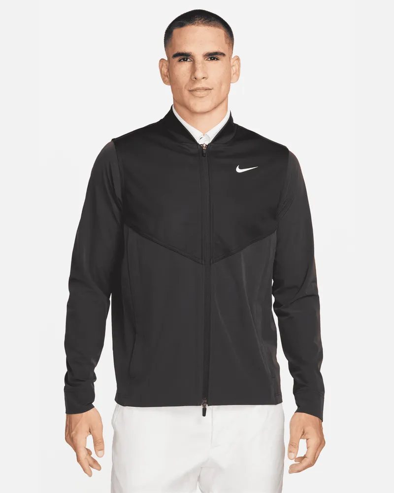 Nike Tour Essential Herren-Golfjacke - Schwarz Schwarz