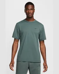 Nike Hyverse vielseitiges Nike Dri-FIT UV Kurzarm-Oberteil für Herren - Grün Grün