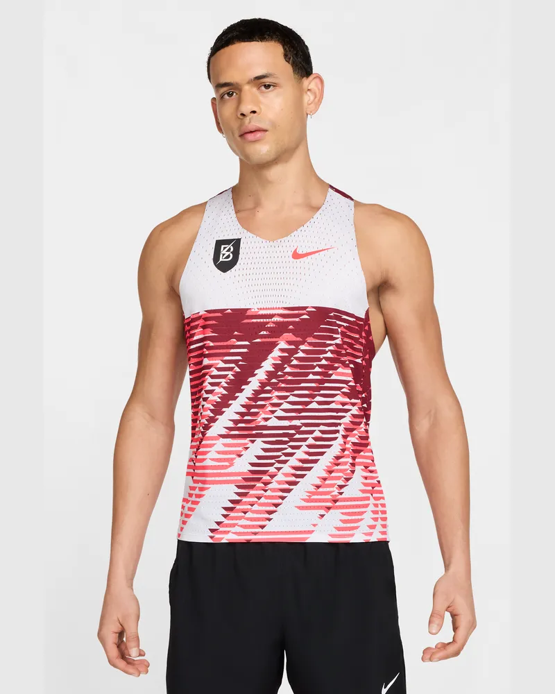Nike AeroSwift BTC Dri-FIT-ADV-Lauf-Singlet (Herren) - Weiß Weiß