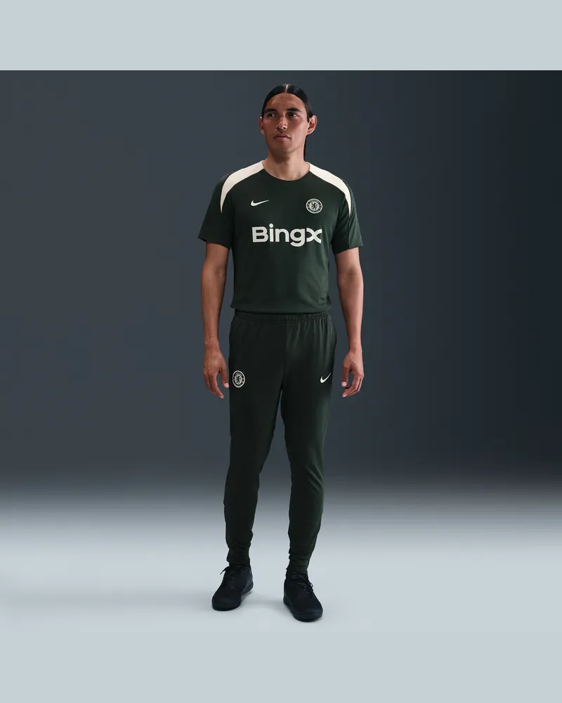 Nike FC Chelsea Strike  Dri-FIT Strick-Fußballhose für Herren - Grün Grün