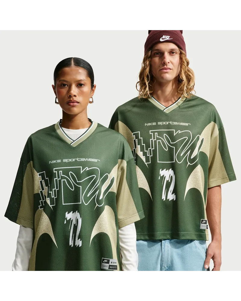 Nike Mesh-T-Shirt - Grün Grün