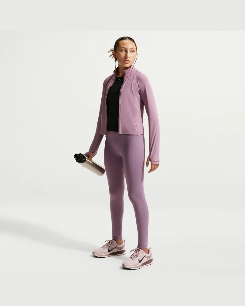 Nike Mavn Leggings in voller Länge mit hohem Bund (Mädchen) - Lila Lila