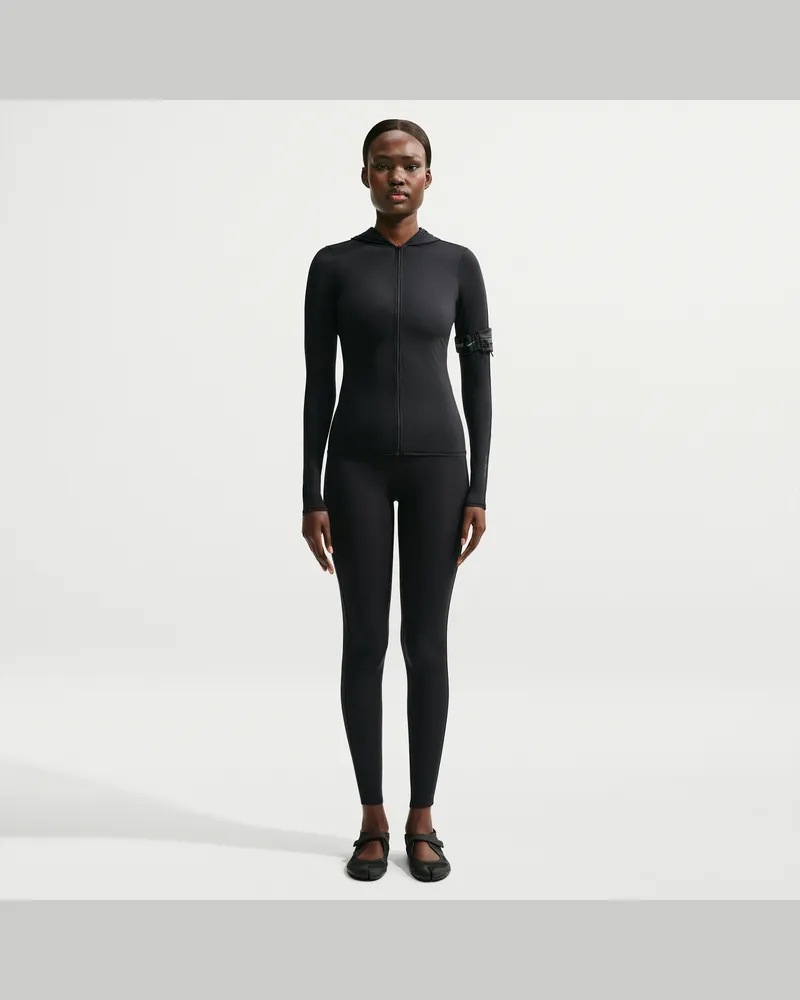 Nike SKIMS Weightless Leggings mit hohem Bund und V-Panel (Damen) - Schwarz Schwarz