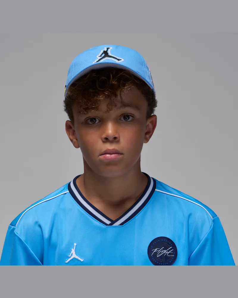 Jordan Cap mit gebogenem Schirm (ältere Kinder) - Blau Blau