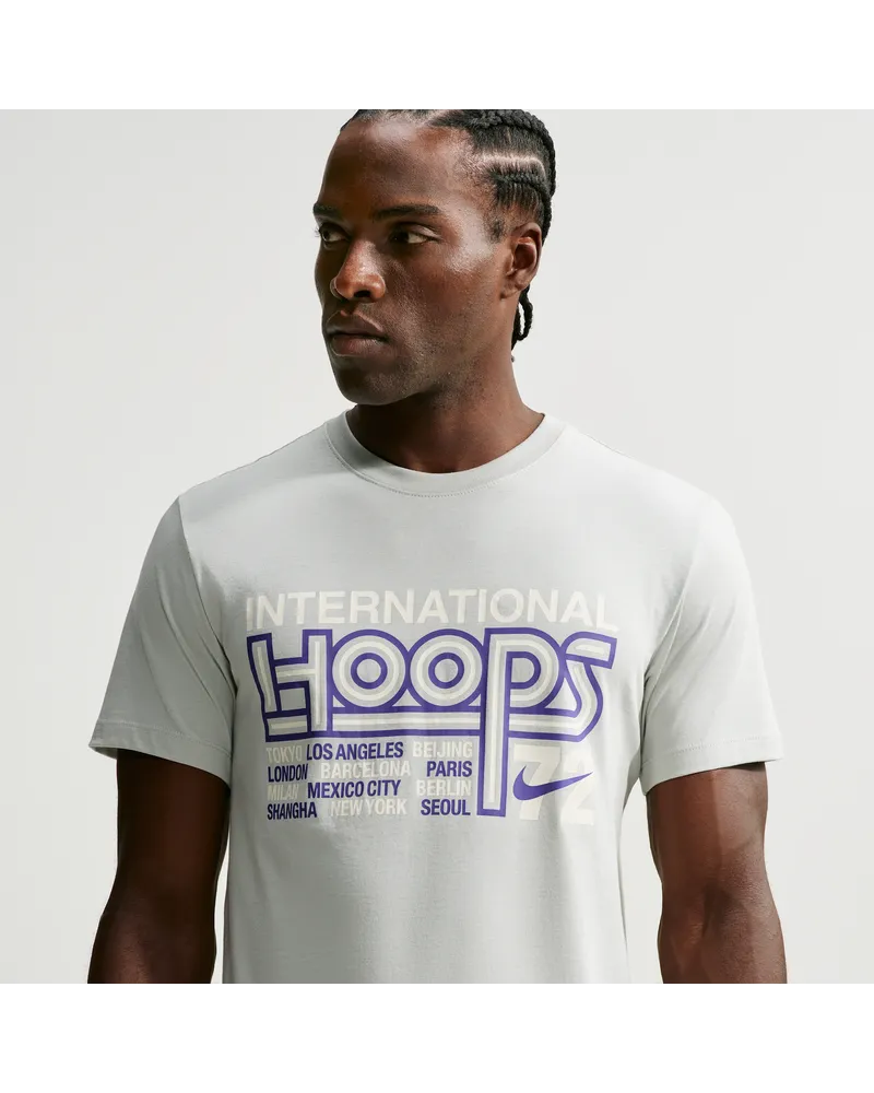 Nike Basketball-T-Shirt (Herren) - Grau Grau