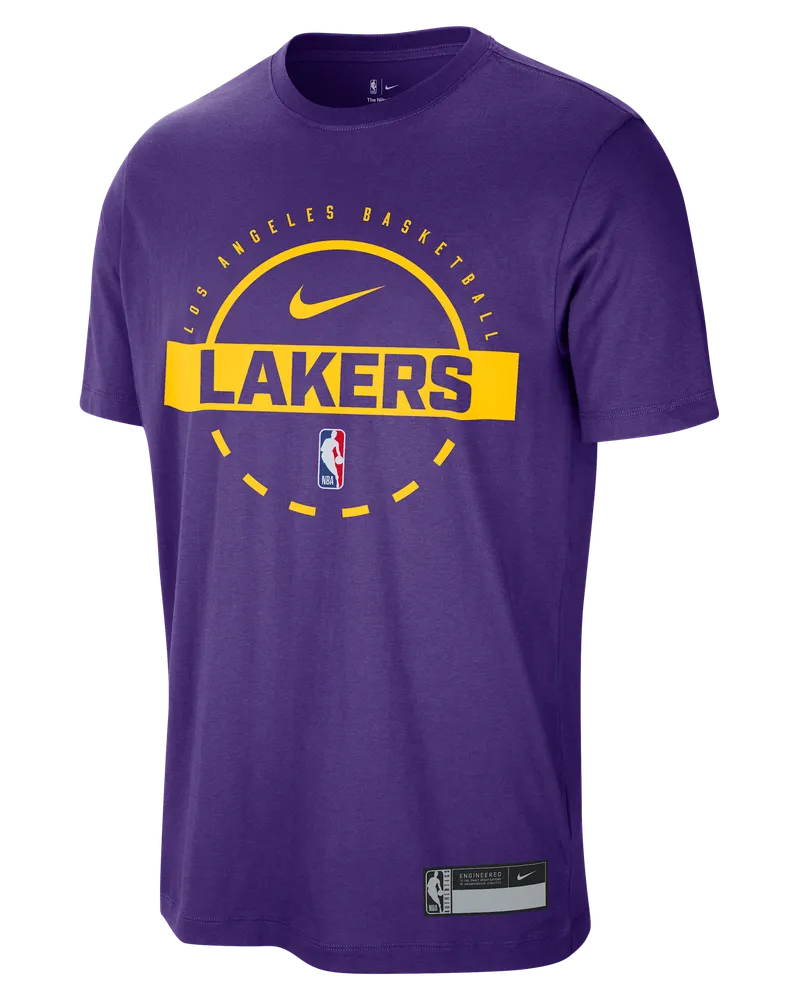Nike Los Angeles Lakers Authentics  Dri-FIT NBA-Trainings-T-Shirt (Herren) - Lila Lila