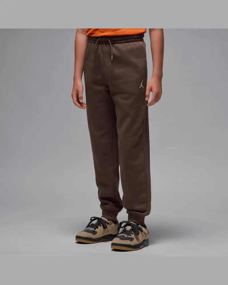 Jordan Brooklyn Fleece-Hose (ältere Kinder) - Braun Braun