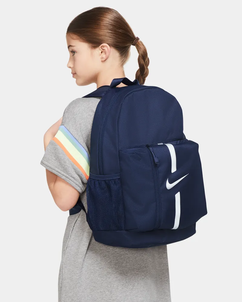 Nike Academy Team Kinder-Fußballrucksack (22 l) - Blau Blau