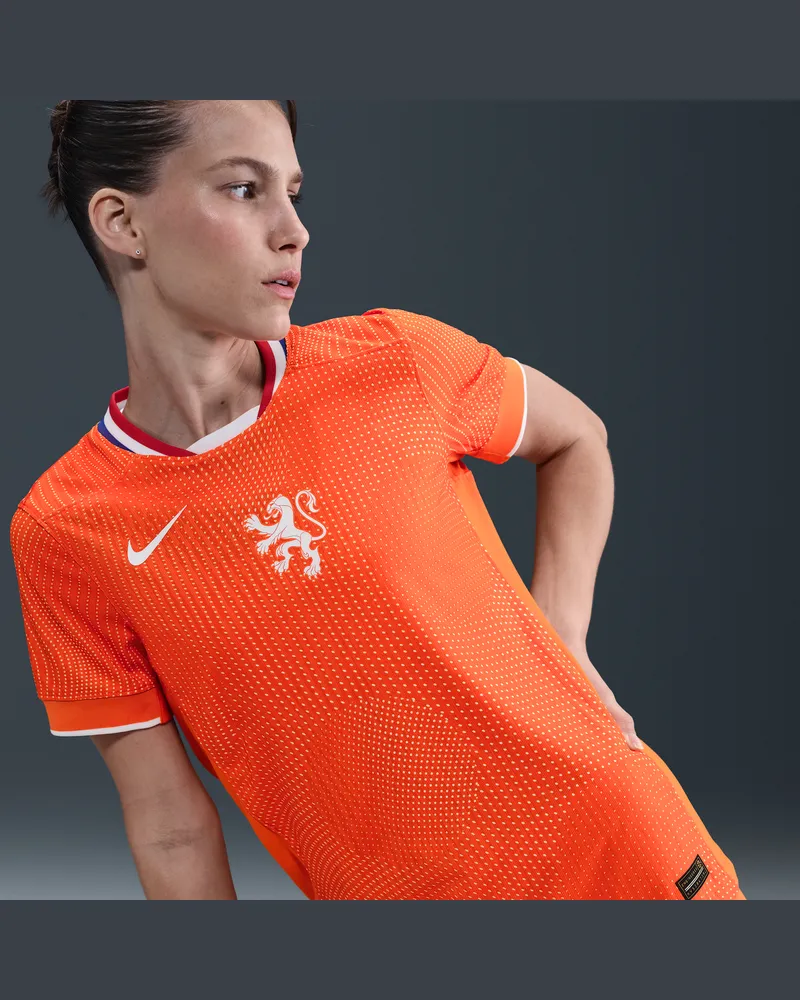 Nike Niederlande 2025 Match Home (Frauenteam)  Authentic Dri-FIT ADV Fußballtrikot (Damen) - Orange Orange