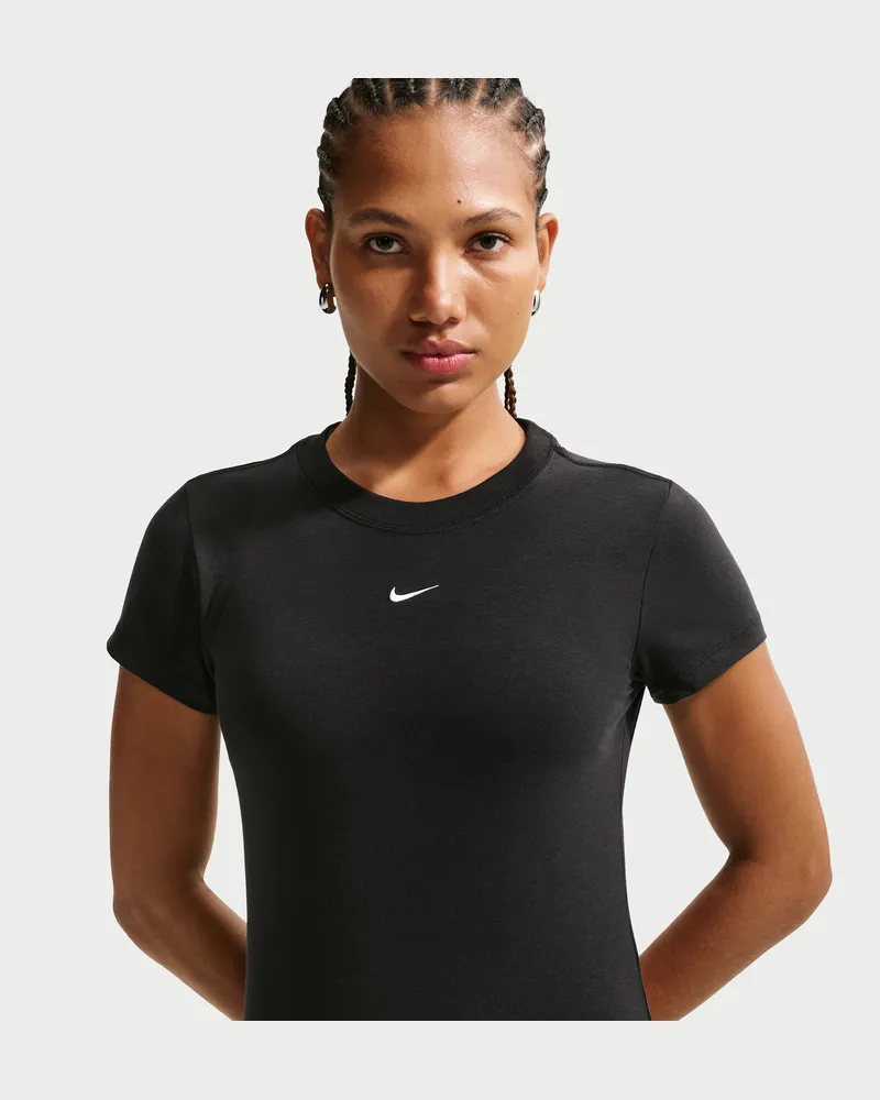 Nike Chill Knit Damen-T-Shirt - Schwarz Schwarz
