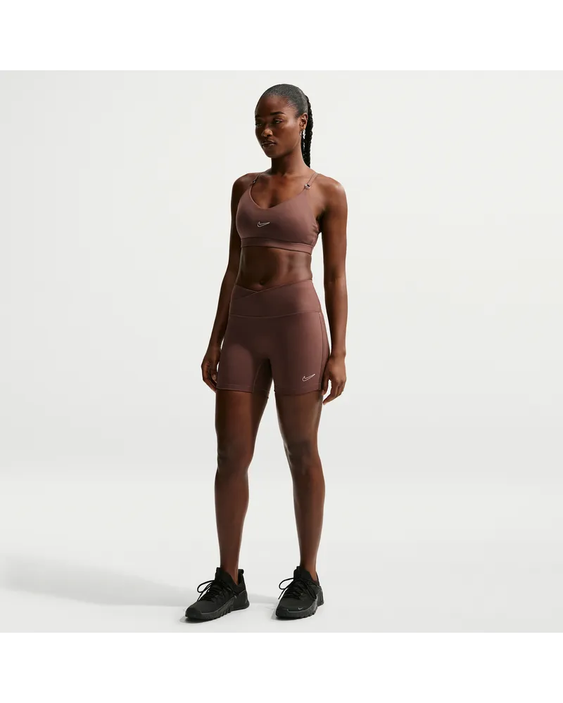 Nike One Damenshorts (ca. 13 cm) - Braun Braun