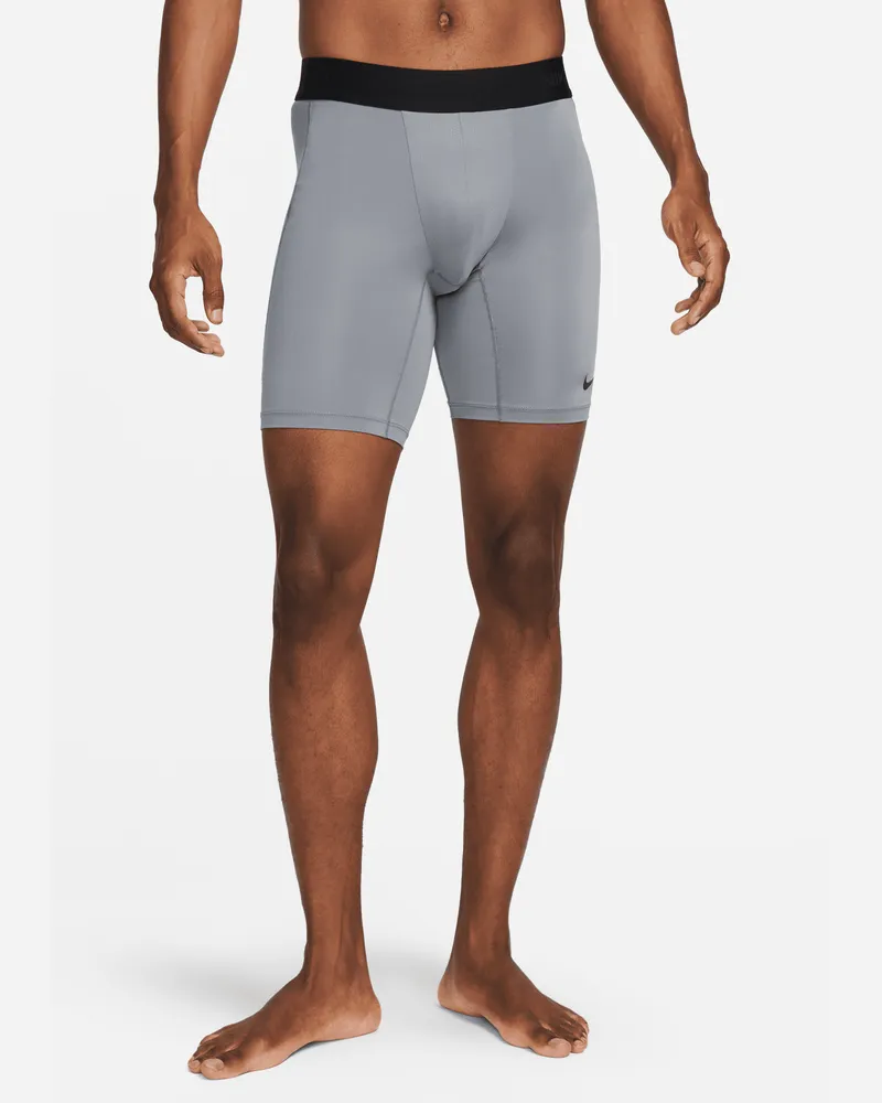 Nike Pro lange Dri-FIT Fitnessshorts für Herren - Grau Grau