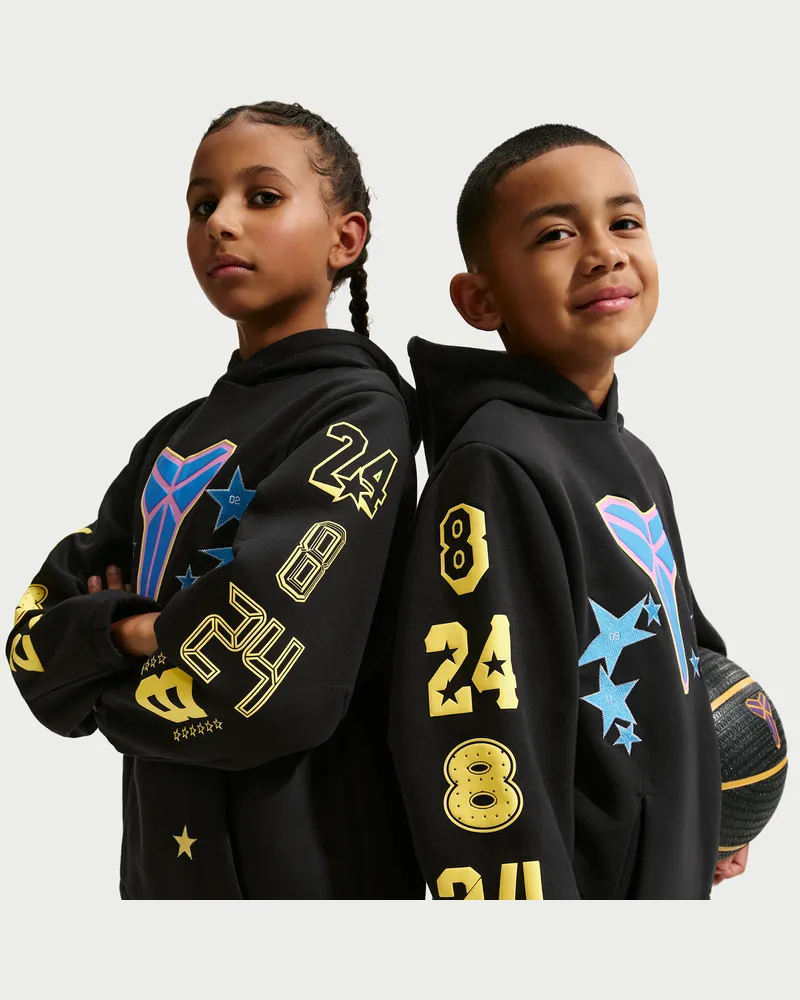 Nike Kobe All-Star Weekend Basketball-Hoodie aus Fleece (ältere Kinder) - Schwarz Schwarz