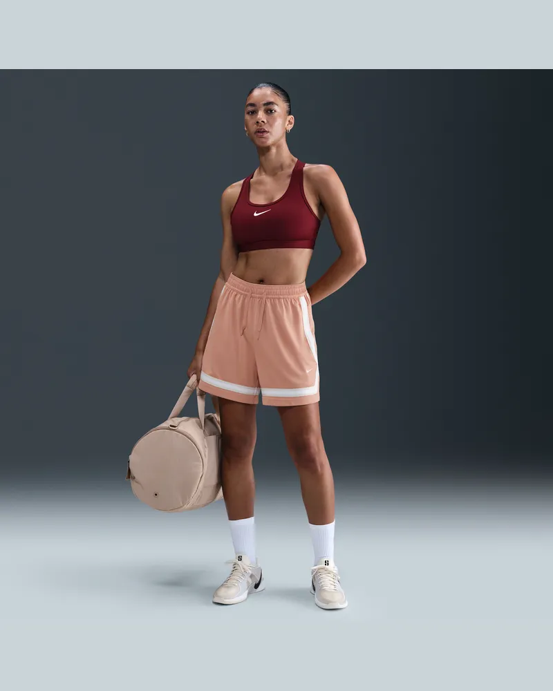 Nike Crossover Basketballshorts mit Dri-Fit-Technologie (ca. 13 cm) (Damen) - Pink Pink