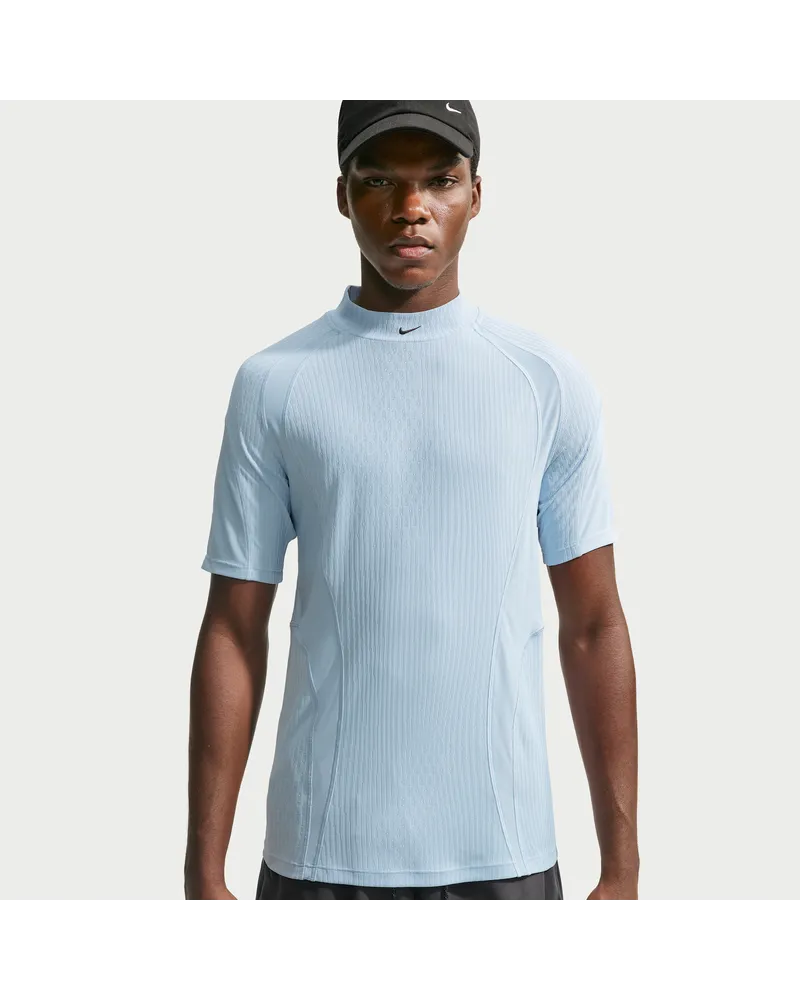 Nike Tech Dri-FIT ADV-Kurzarmshirt (Herren) - Blau Blau