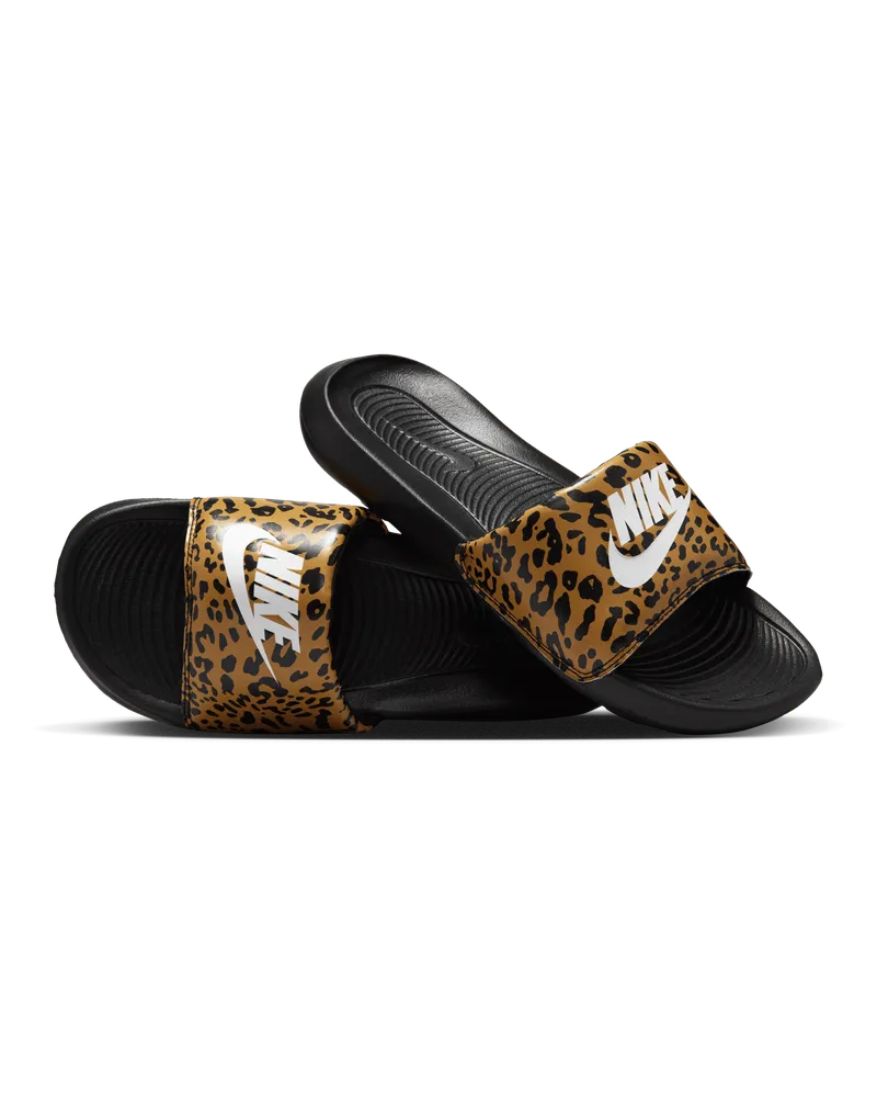 Nike Victori One Damen-Slides mit Print - Braun Braun