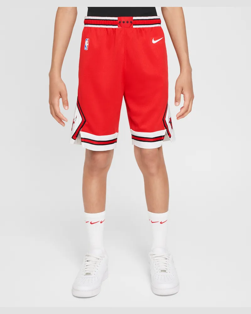 Nike Chicago Bulls 2023/24 Icon Edition  NBA Swingman Shorts für ältere Kinder (Jungen) - Rot Rot
