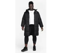 Sportswear Classic Puffer lockerer Therma-FIT Parka mit Kapuze für Damen (große Größen) - Schwarz