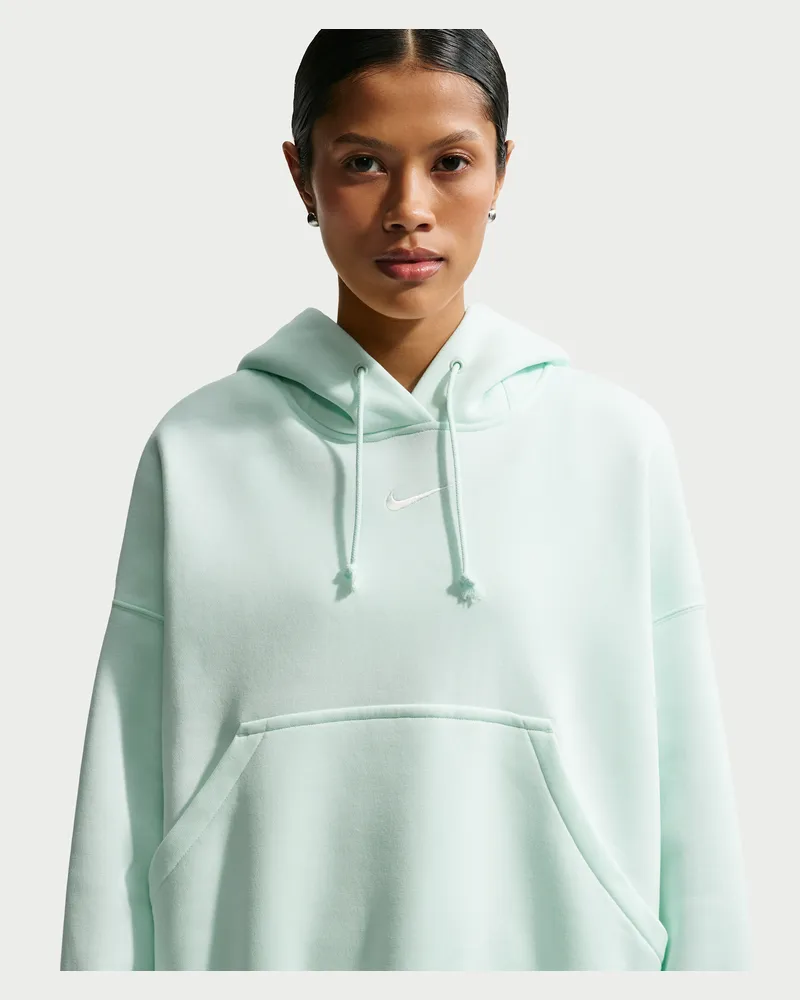 Nike Phoenix Fleece überextragroßer Hoodie für Damen - Grün Grün