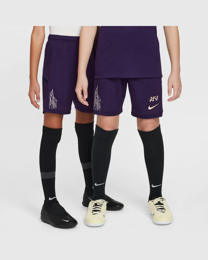 Nike Kylian Mbappé Academy Dri-FIT-Fußballshorts (ältere Kinder) - Lila Lila