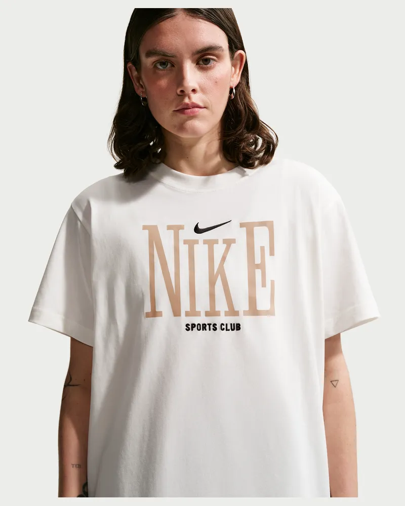 Nike Classic Oversize-T-Shirt (Damen) - Weiß Weiß
