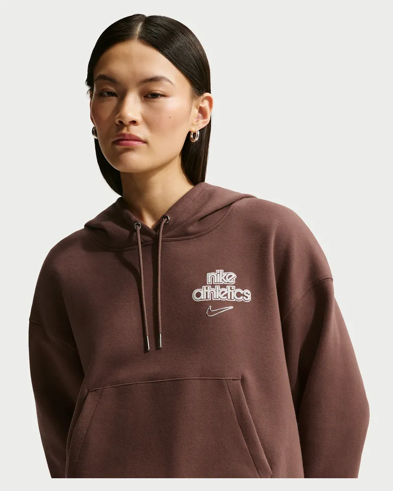 Nike Phoenix Fleece-Hoodie (Damen) - Braun Braun