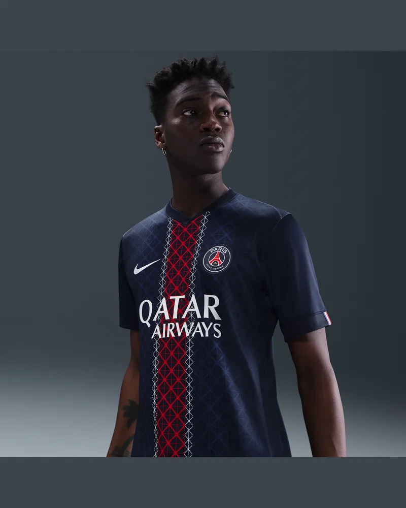 Nike Paris Saint-Germain 2025/26 Stadium Home  Replika-Fußballtrikot mit Dri-FIT-Technologie (Herren) - Blau Blau