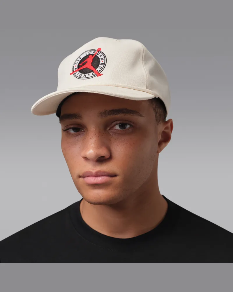 Jordan Flight Club Pro unstrukturierte Cap mit flachem Schirm - Braun Braun