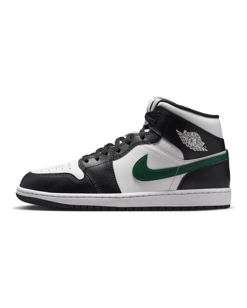 Jordan Air  1 Mid Herrenschuh - Schwarz Schwarz