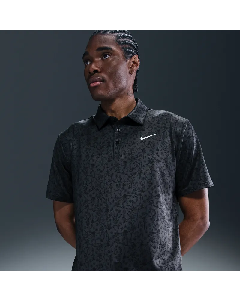 Nike Tour Dri-FIT Golf-Poloshirt (Herren) - Grau Grau