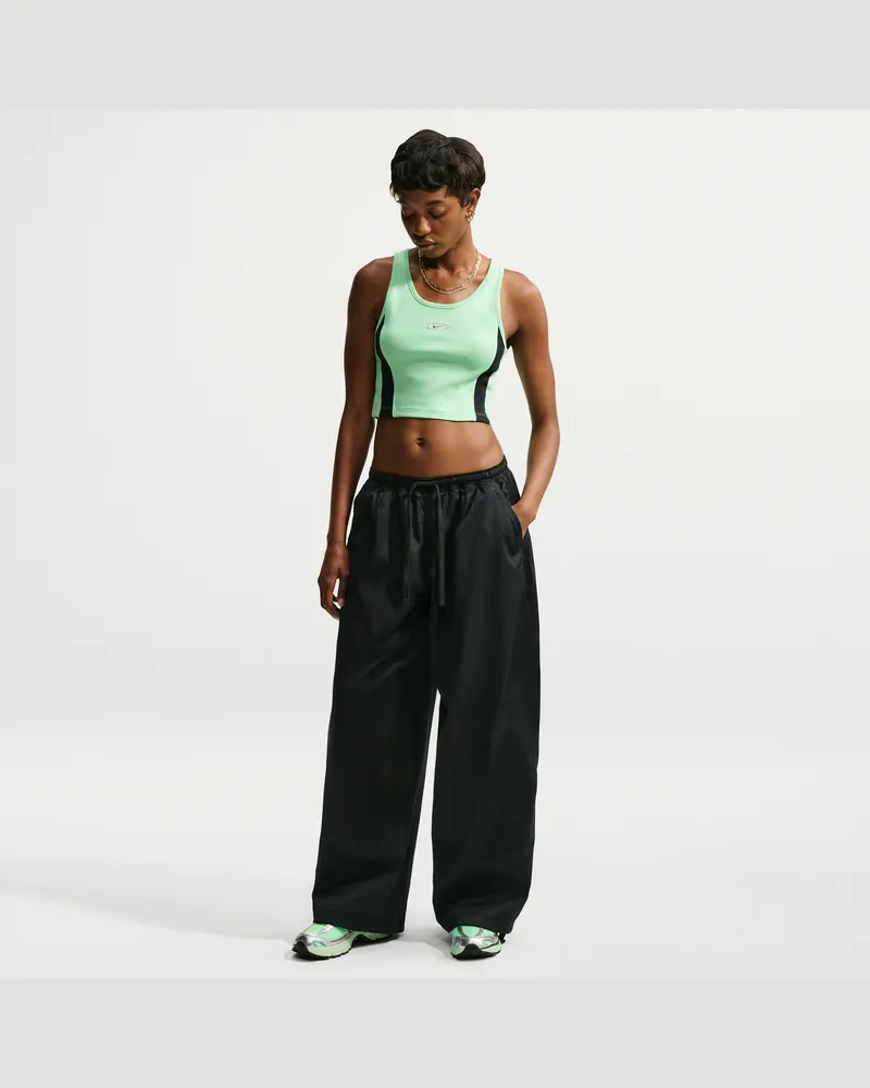 Nike Oversize-Utility-Hose mit niedrigem Bund (Damen) - Schwarz Schwarz